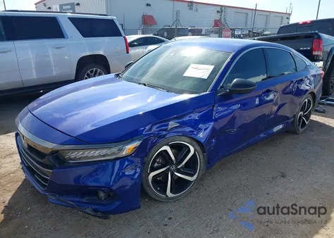 2022 Honda Accord Sport z USA, uszkodzony, nr VIN 1HGCV1F35NA090609